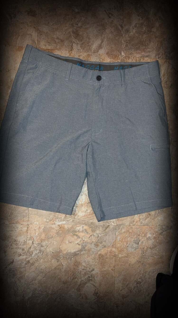Haggar The Active Series Performance Utility Short Size 38 Grey